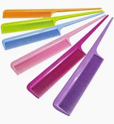 PEINE DE COLA DE COLORES